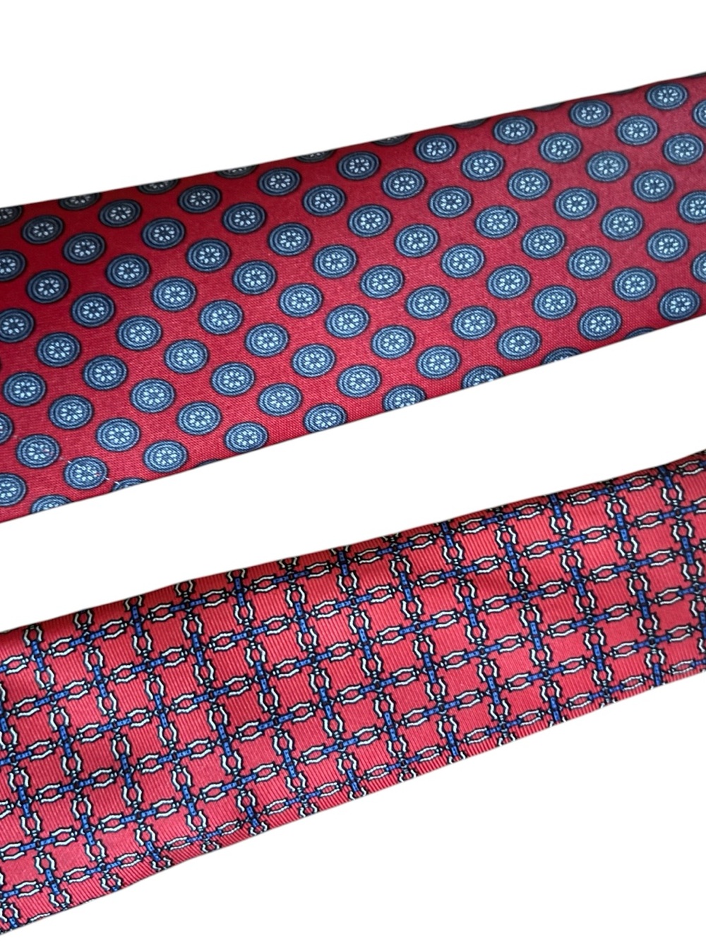 VINTAGE SILK TIES LOT OF 2 - Picture 7 of 8